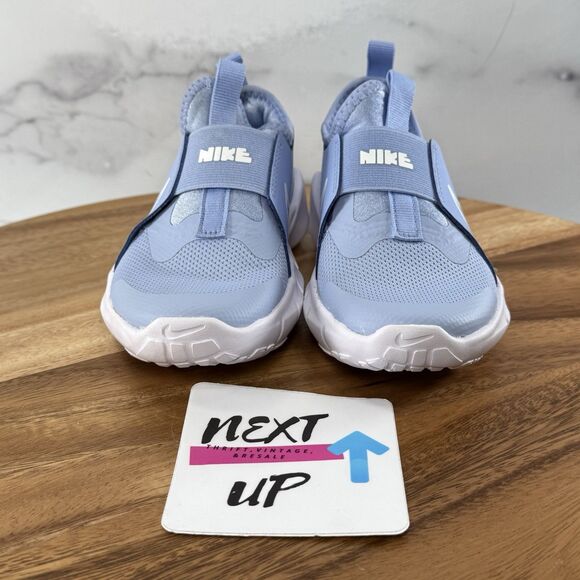 Toddler 10.5C-Nike Youth Flex Runner 2 Slip on Running Athletic Shoe Blue - Picture 2 of 9